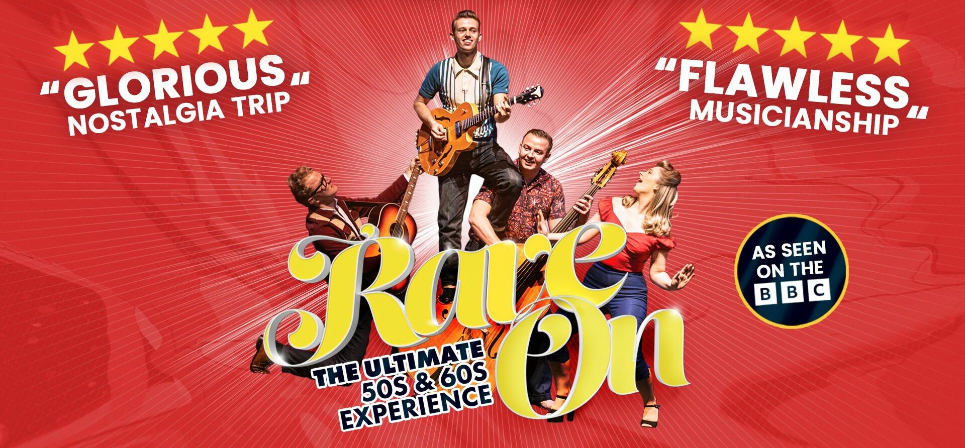 Rave on: The Ultimate 50s and 60s Experience