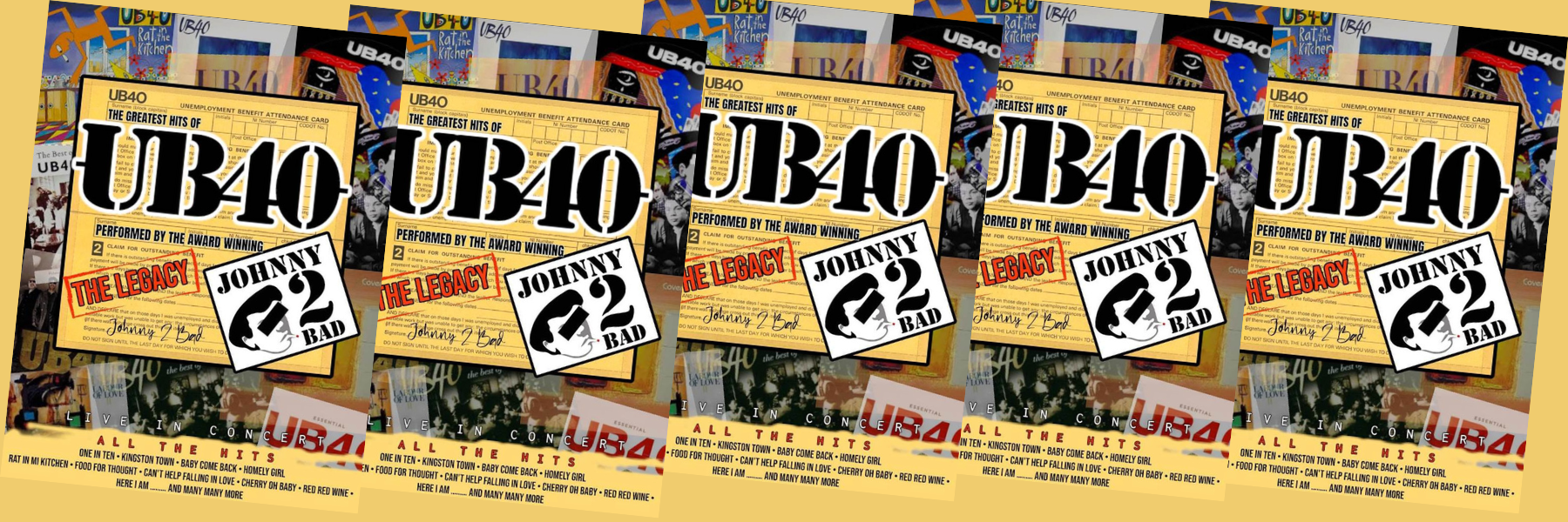 UB40 The Legacy performed by Johnny 2 Bad