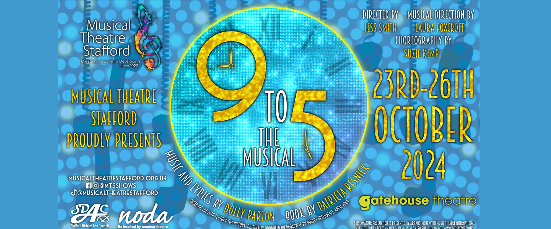 Musical Theatre Stafford presents 9 to 5 The Musical