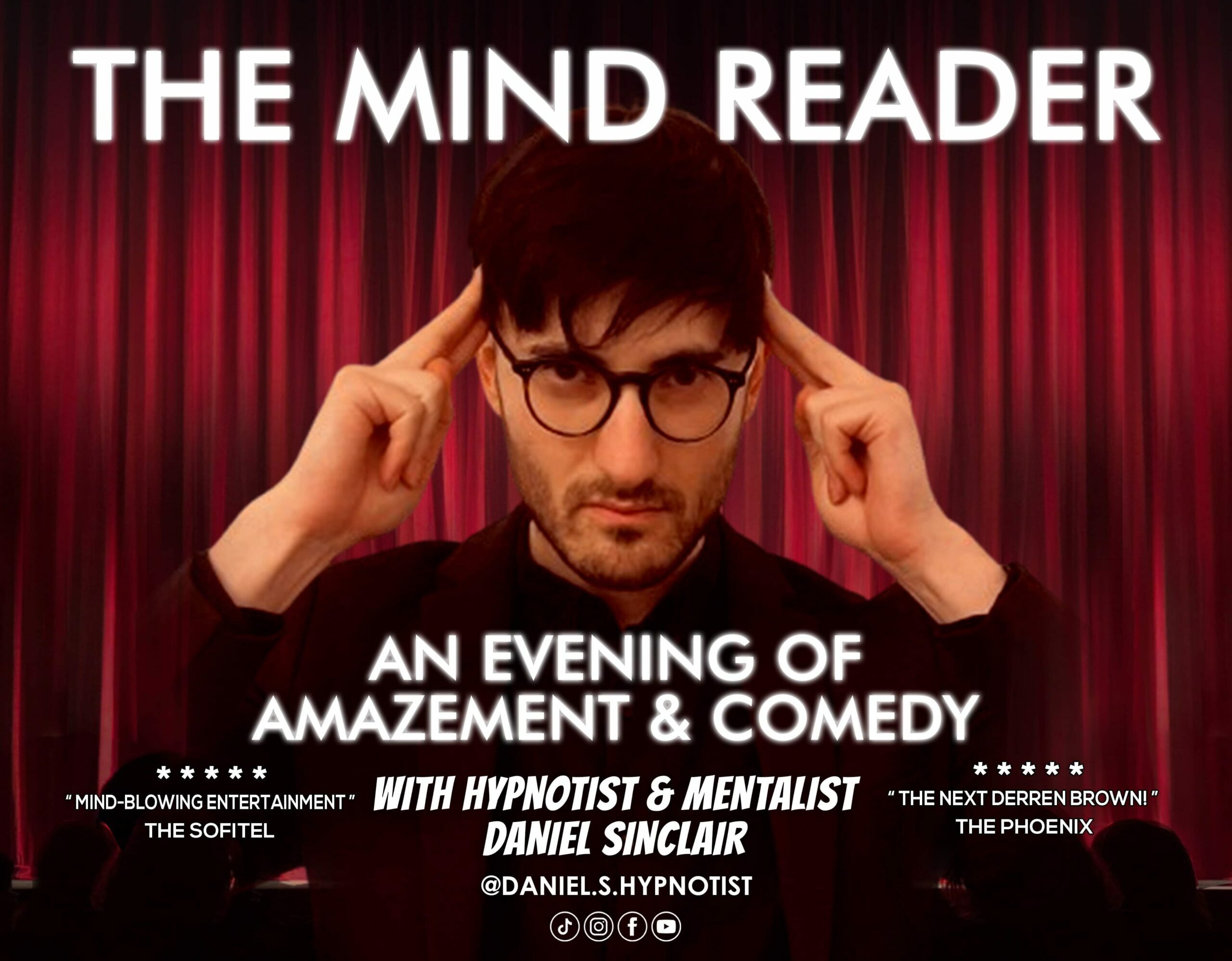 Daniel Sinclair Hypnotist & Mind Reader Live