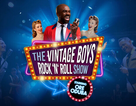 Ore Oduba stars in The Vintage Boys Rock ‘n’ Roll Show
