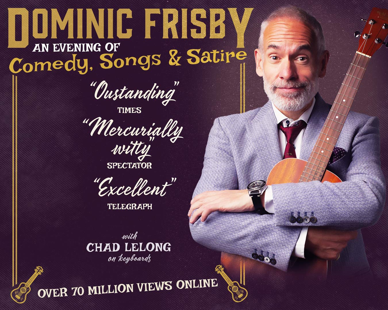 Dominic Frisby: An Evening of Comedy, Songs and Satire