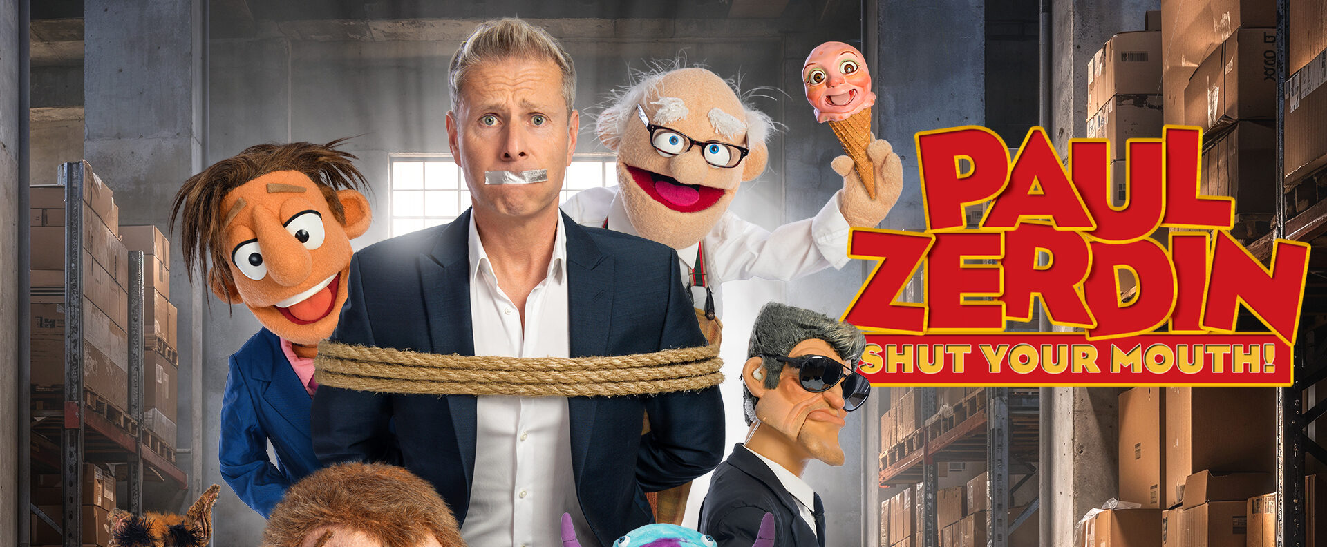 Paul Zerdin – Shut Your Mouth