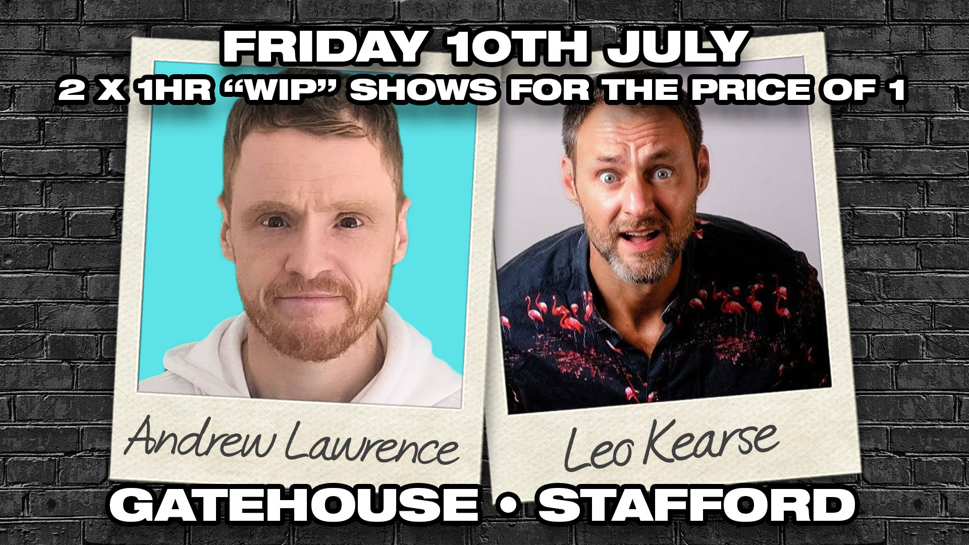 Andrew Lawrence & Leo Kearse Work in Progress