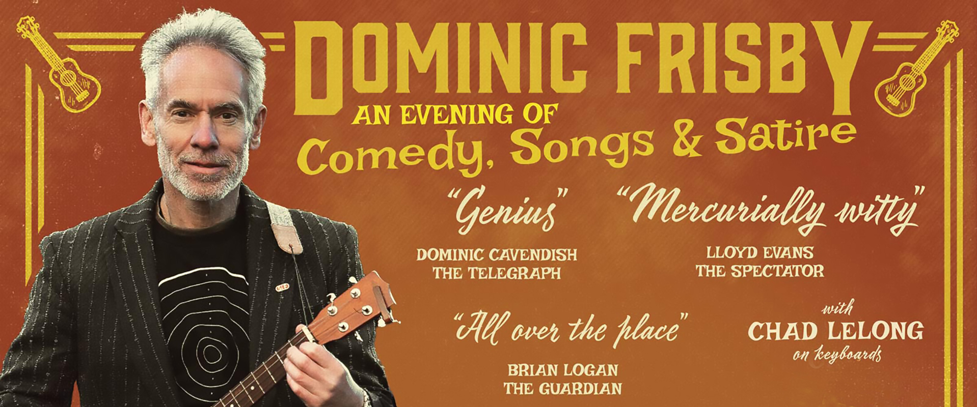 Dominic Frisby: An Evening of Comedy, Songs and Satire